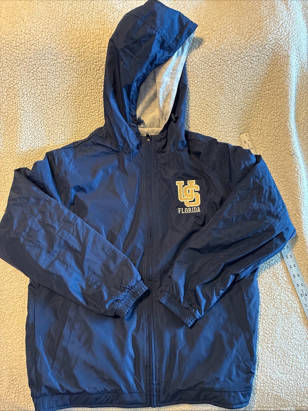 Universal Studios Navy and Gray Hooded Jacket